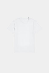T-Shirt Blanca Manga Corta Cuello Redondo