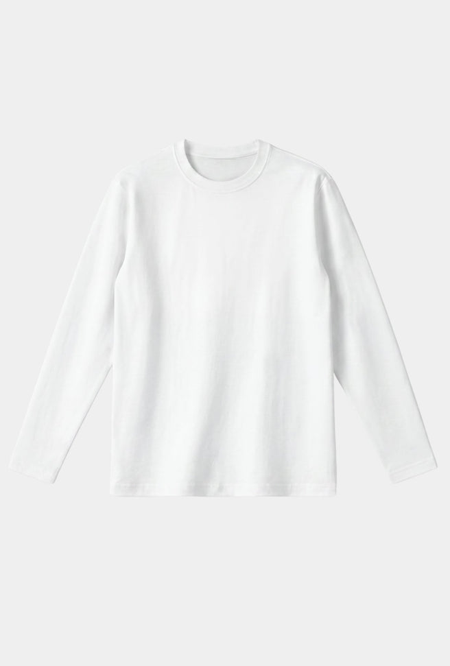 T-Shirt Blanca Manga Larga Cuello Redondo - H&F - T - SHIRT - T-Shirt Blanca Manga Larga Cuello Redondo - HFTS0105XCH - XCH - 