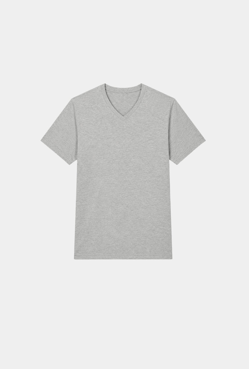 T-SHIRT GRIS CUELLO V - H&F - T-SHIRT - T-SHIRT GRIS CUELLO V - HFTS2010XCH - XCH - 