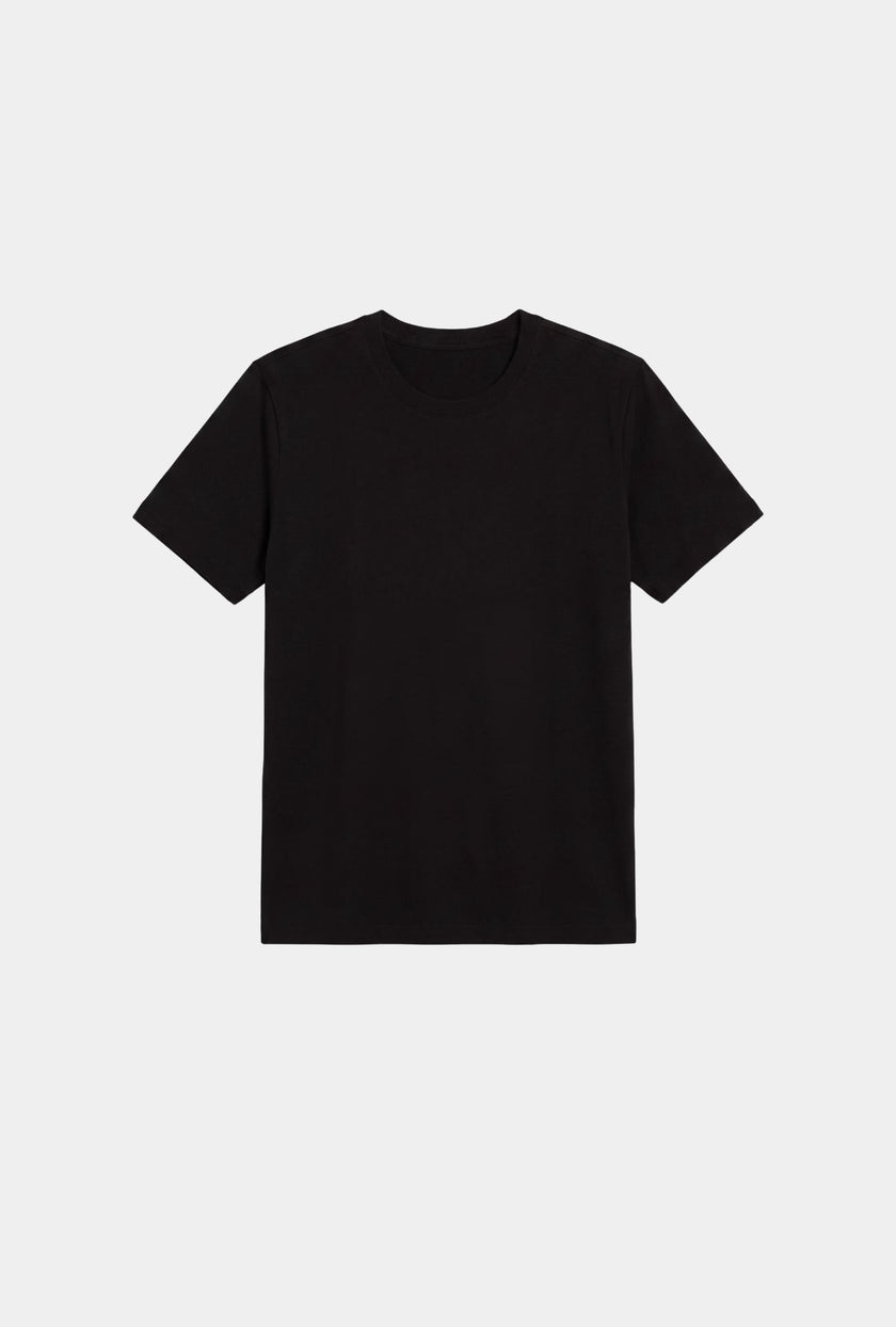 T-Shirt Negra Manga Corta Cuello Redondo - H&F - T-SHIRT - T-Shirt Negra Manga Corta Cuello Redondo - HFTS0103XCH - XCH - 