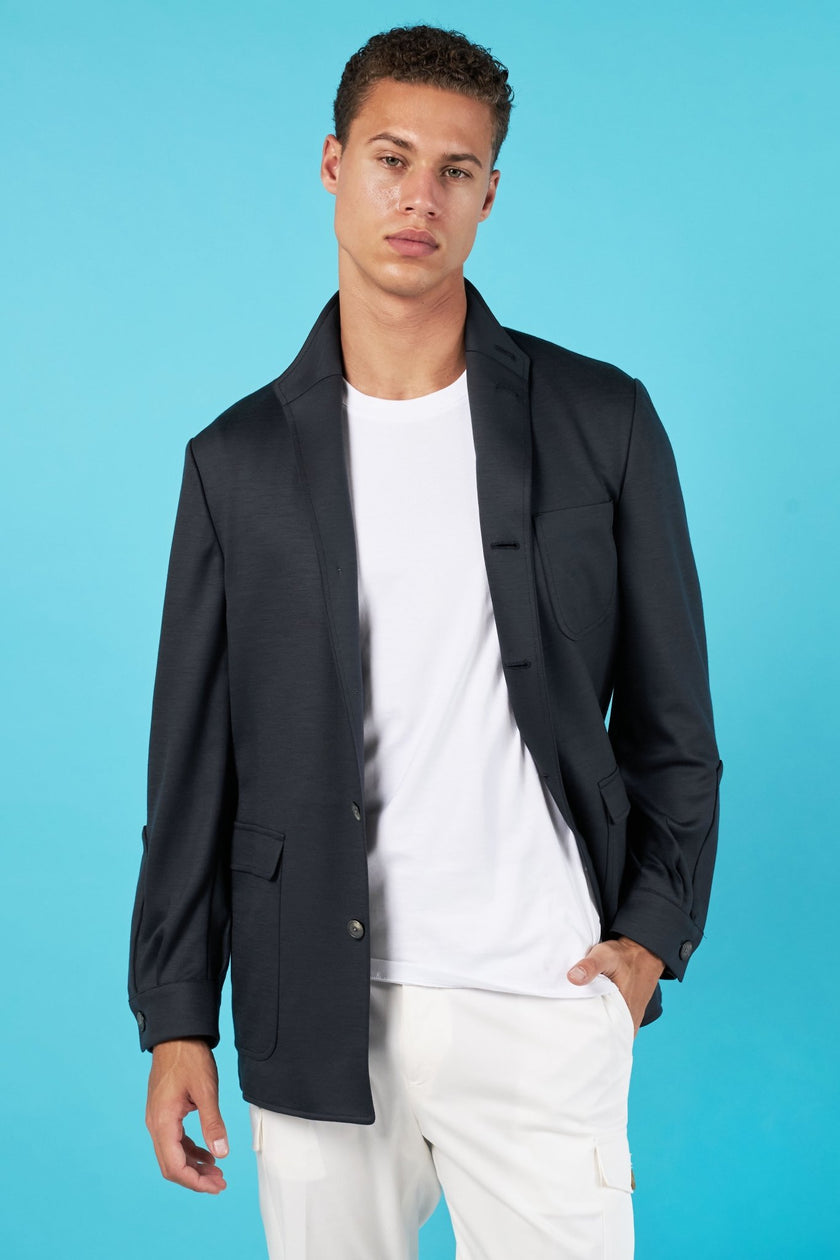 TEBA OCEAN BLUE - H&F - SACO - TEBA OCEAN BLUE - HFSTSS250646 - 46 - 