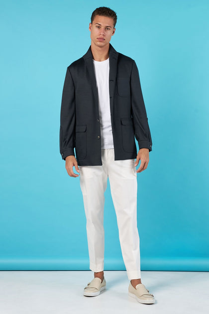 TEBA OCEAN BLUE - H&F - SACO - TEBA OCEAN BLUE - HFSTSS250646 - 46 - 