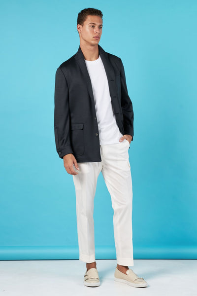 TEBA OCEAN BLUE - H&F - SACO - TEBA OCEAN BLUE - HFSTSS250646 - 46 - 