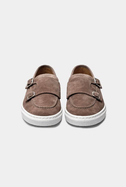 Tenis Taupé Straps Gamuza - H&F - ZAPATOS - Tenis Taupé Straps Gamuza - HFZPSS2604400 - 40 - 