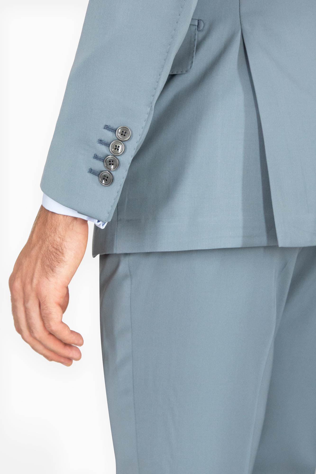 TRAJE AZUL CLARO SÚPER 150's - H&F - TRAJE - TRAJE AZUL CLARO SÚPER 150's - HFTTSS2440546 - 46 - 
