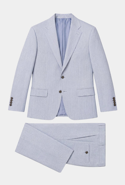 Traje Azul Denim - H&F - TRAJE - Traje Azul Denim - HFTTSS2553444 - 44 - 