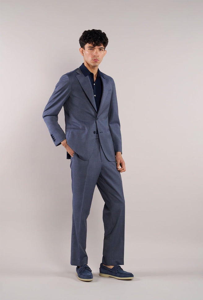 Traje Azul Índigo - H&F - TRAJE - Traje Azul Índigo - HFTTSS2669346 - 46 - 