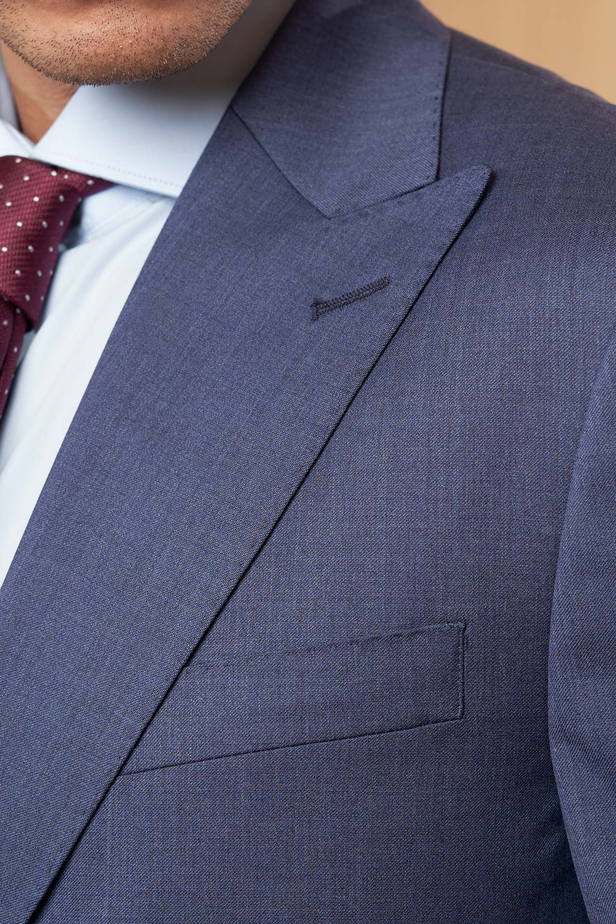 TRAJE AZUL JASPEADO - H&F - TRAJE - TRAJE AZUL JASPEADO - HFTTAW2442144 - 44 - 