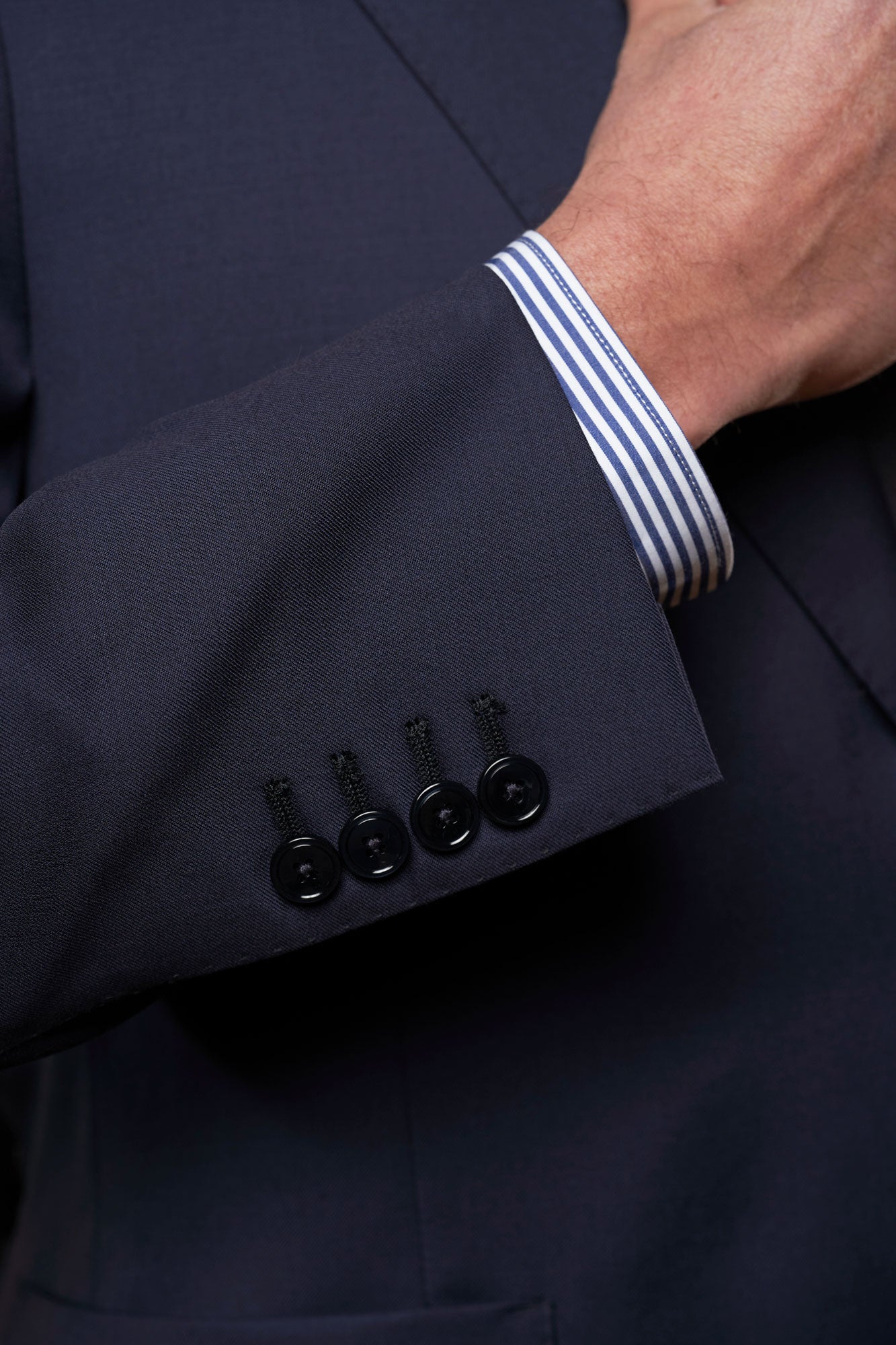 TRAJE AZUL MARINO  - H&F - TRAJE - TRAJE AZUL MARINO  - HFTTAW2449244 - 44 - 