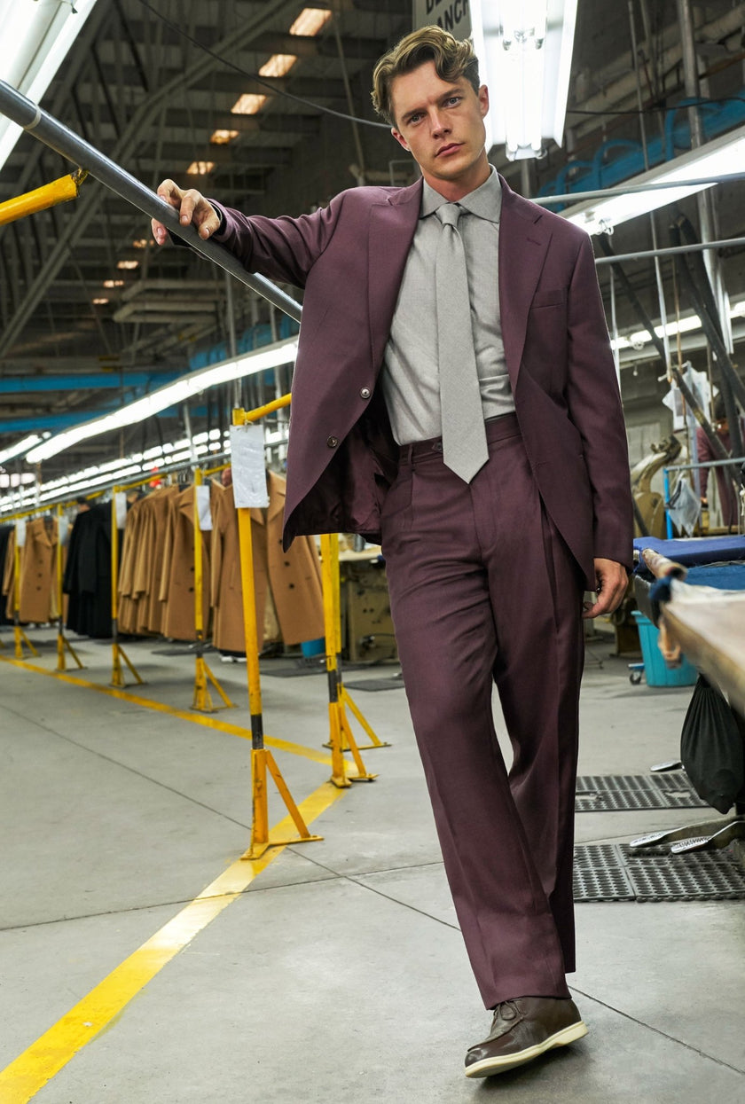 Traje Burgundy - H&F - TRAJE - Traje Burgundy - HFTTAW2566146 - 46 - 