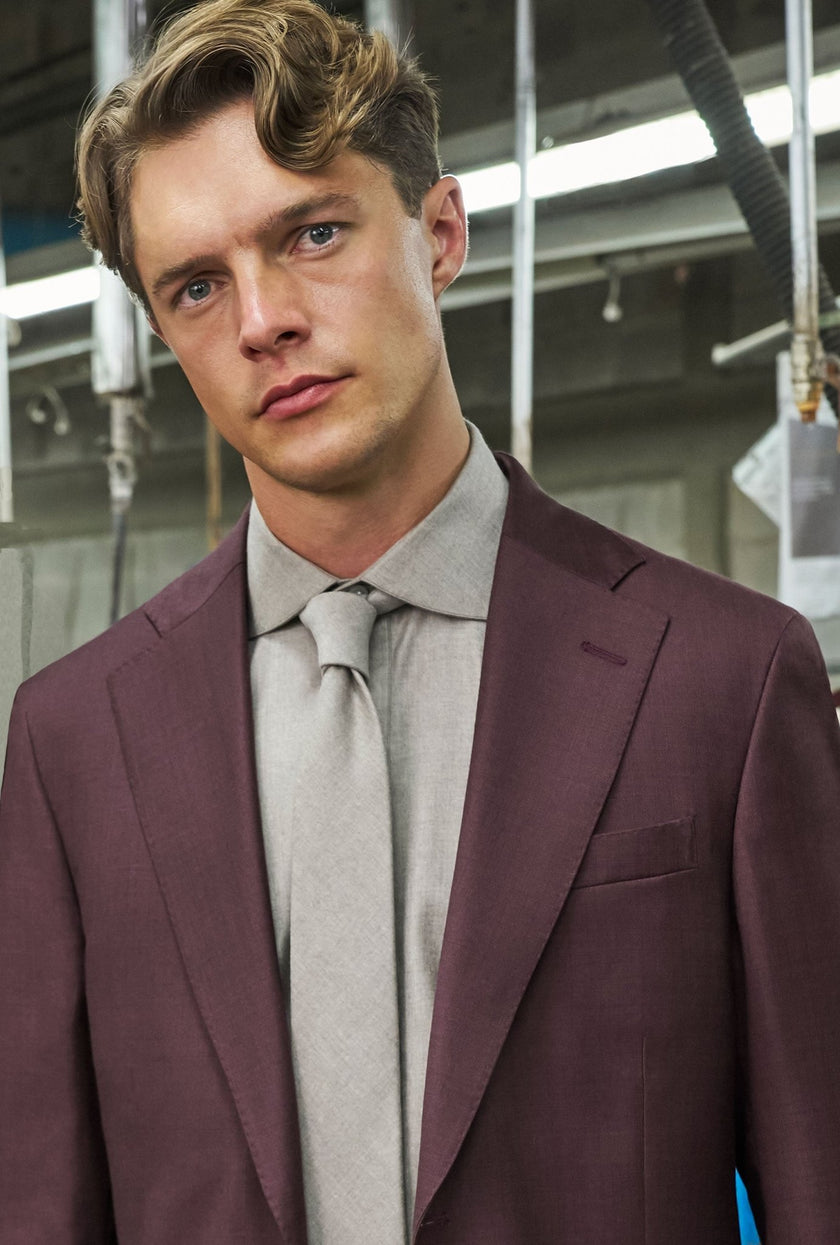 Traje Burgundy - H&F - TRAJE - Traje Burgundy - HFTTAW2566146 - 46 - 
