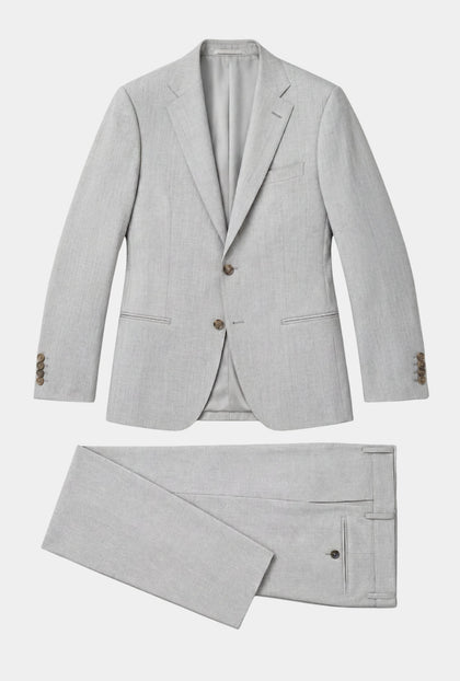 TRAJE GRIS CLARO JASPEADO - H&F - TRAJE - TRAJE GRIS CLARO JASPEADO - HFTTAW2442544 - 44 - 