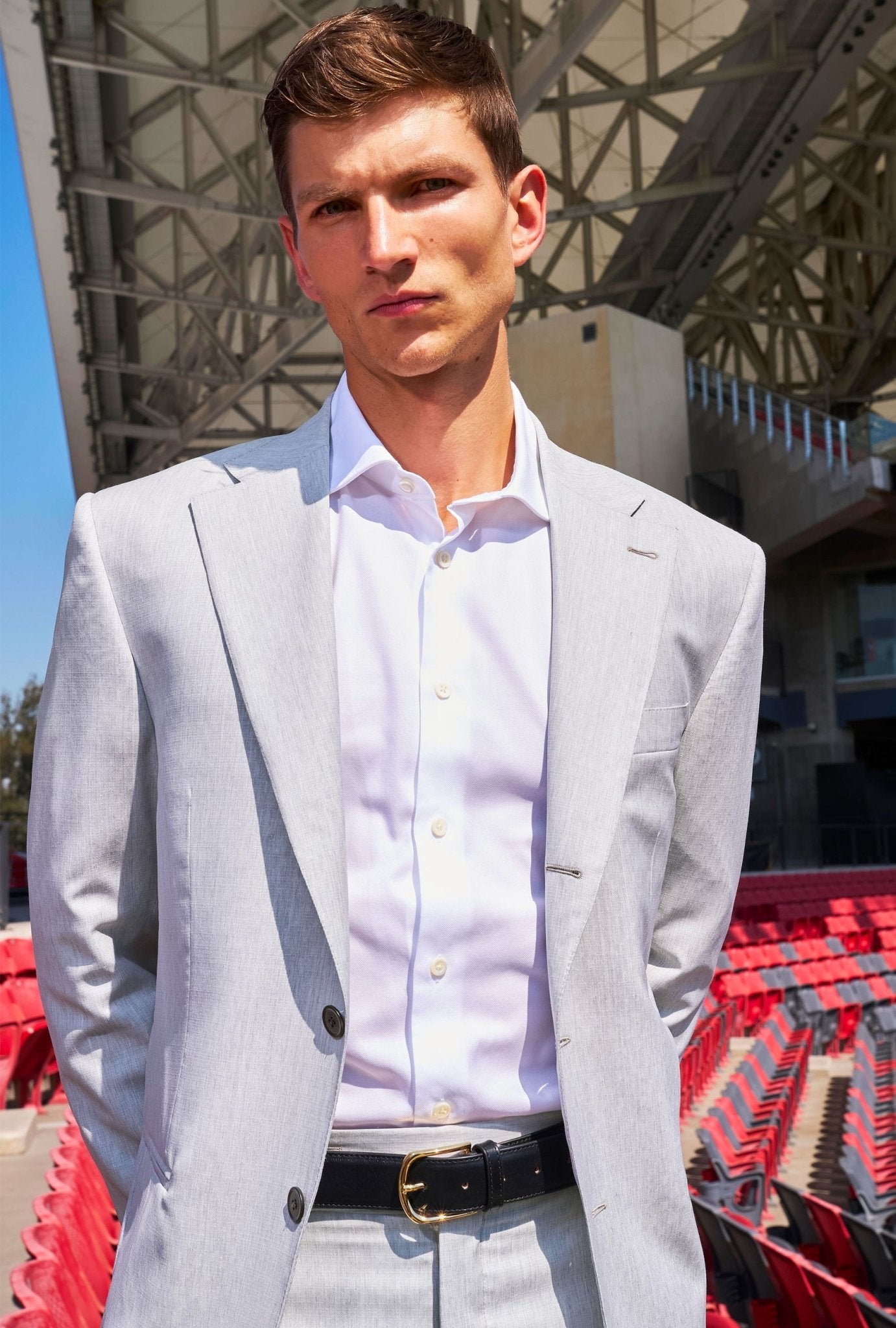 TRAJE GRIS PERLA - H&F - TRAJE - TRAJE GRIS PERLA&nbsp; - HFTTSS2554244 - 44 - 