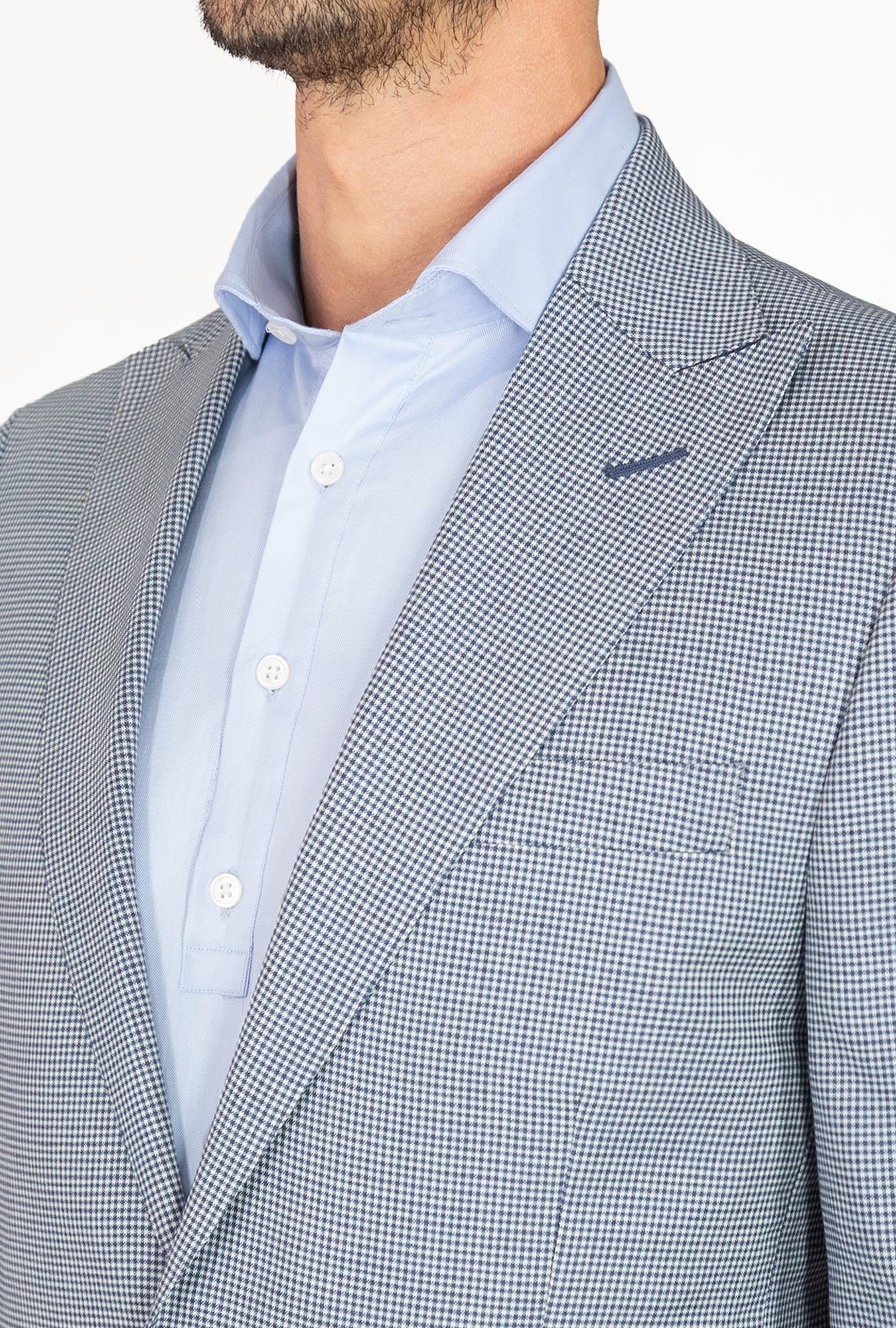 TRAJE MINICUADRO AZUL Y VERDE - H&F - TRAJE - TRAJE MINICUADRO AZUL Y VERDE - HFTTSS231646 - 46 - 