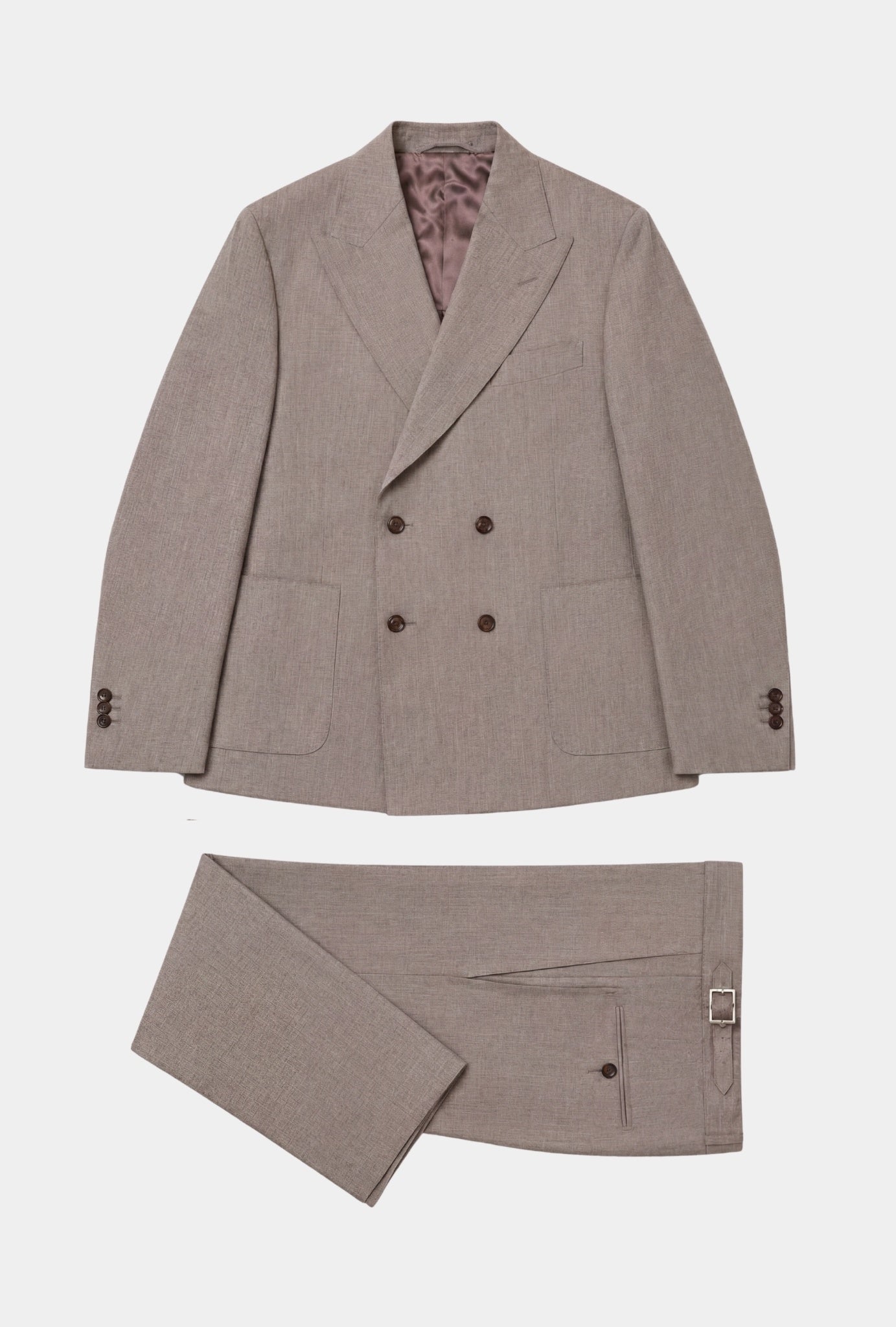 Traje Smoked Wood Espiga - H&F - TRAJE - Traje Smoked Wood Espiga - HFTTSS2670446 - 46 - 
