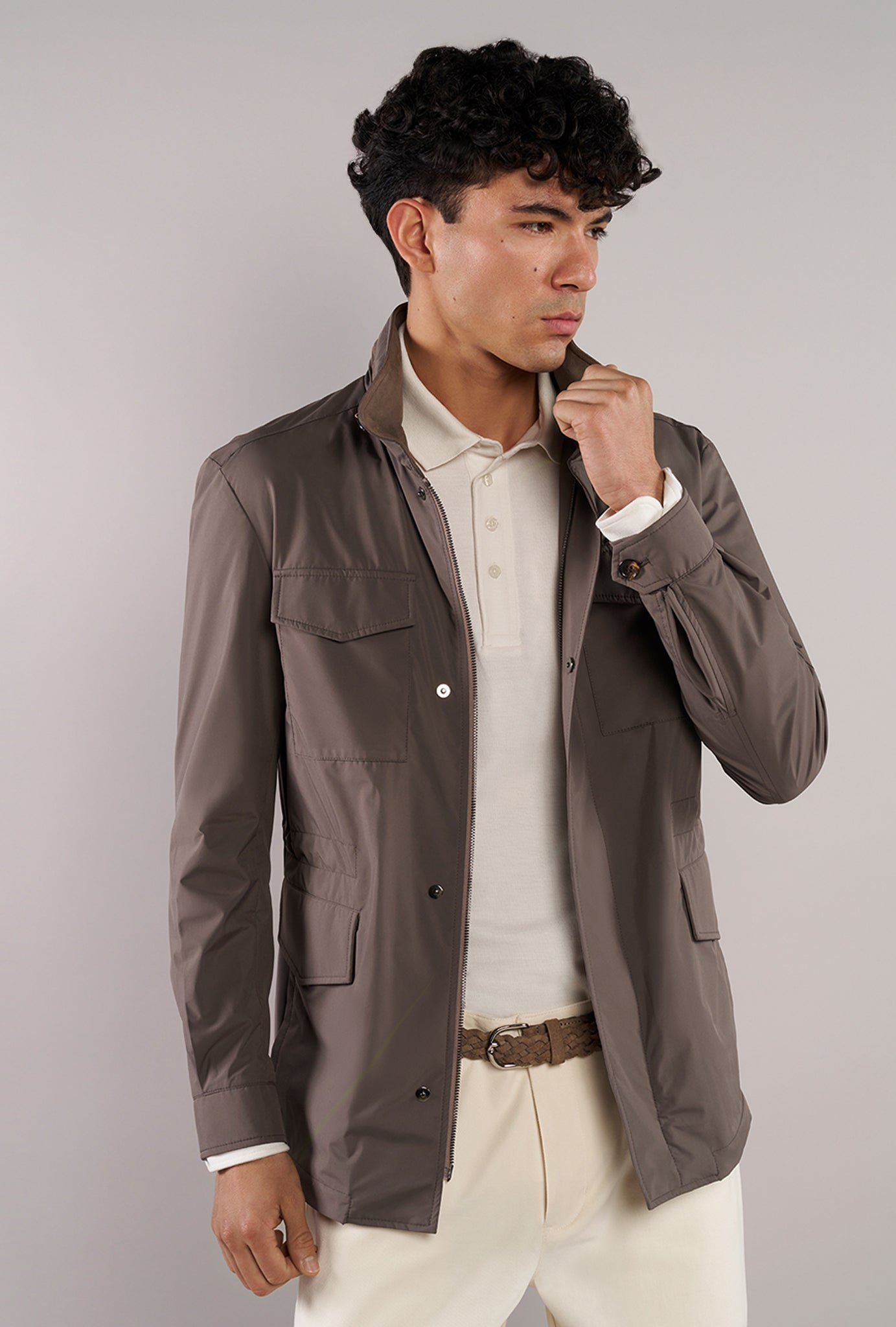 Traveler Field Jacket Light Moka - H&F - CHAMARRA - Traveler Field Jacket Light Moka - HFJKSS260246 - 46 - 