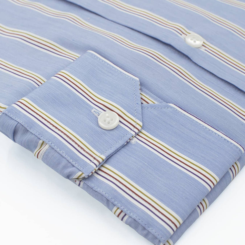 CAMISA AZUL CIELO DE RAYAS - H&F - COLECCION - CAMISA AZUL CIELO DE RAYAS - HFCTAW2005145 - 14.5 - 