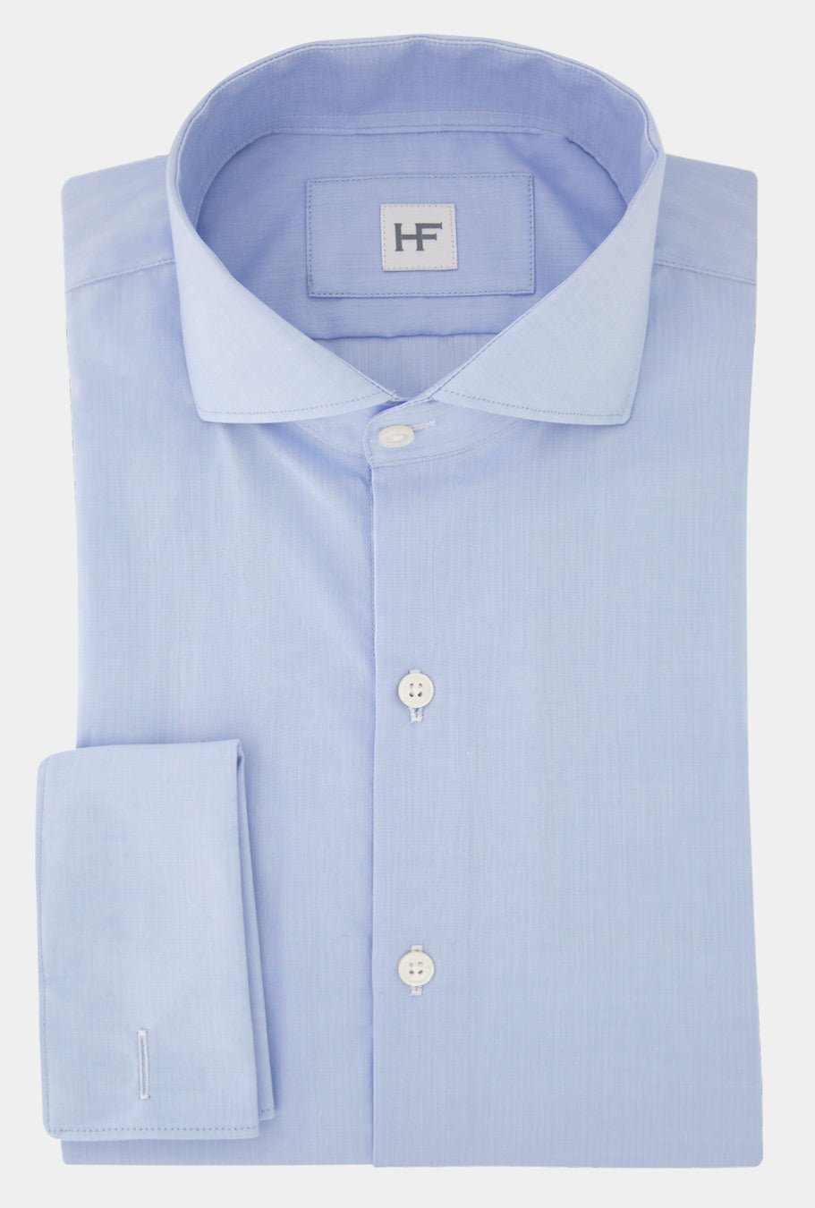 CAMISA AZUL CIELO PUÑO MANCUERNILLA - H&F - COLECCION - CAMISA AZUL CIELO PUÑO MANCUERNILLA - HFCTSS2205145 - 14.5 - 