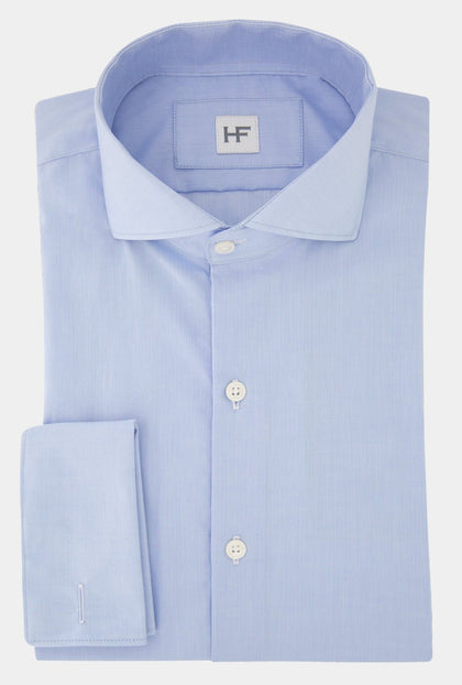 CAMISA AZUL CIELO PUÑO MANCUERNILLA - H&F - COLECCION - CAMISA AZUL CIELO PUÑO MANCUERNILLA - HFCTSS2205145 - 14.5 - 