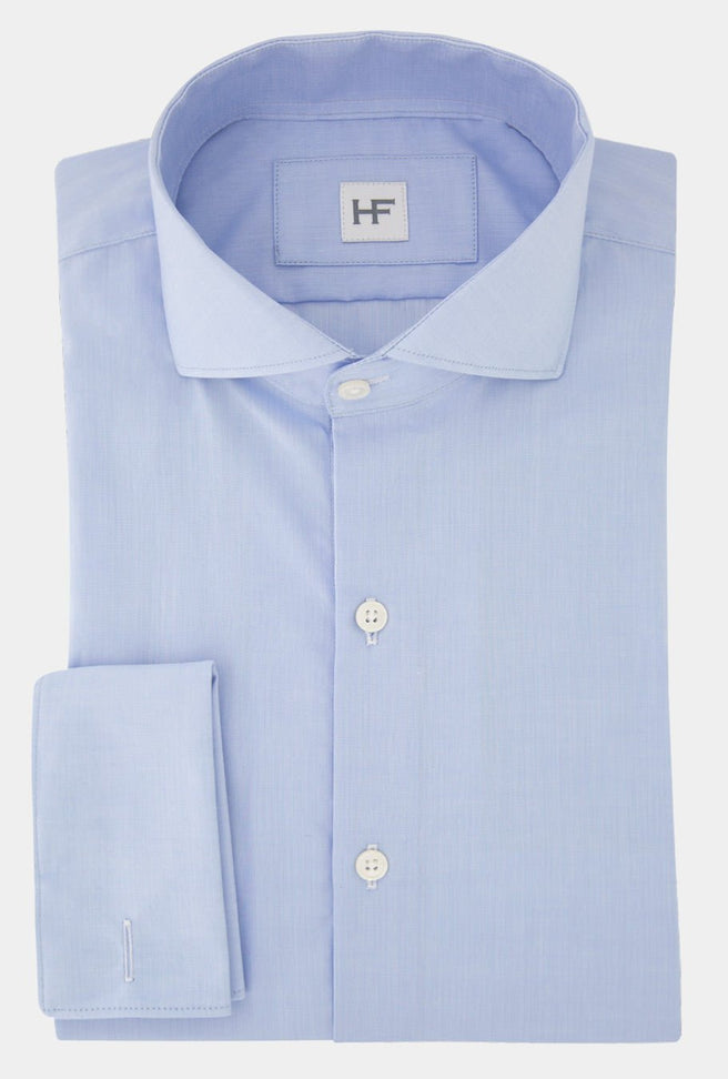 CAMISA AZUL CIELO PUÑO MANCUERNILLA - H&F - COLECCION - CAMISA AZUL CIELO PUÑO MANCUERNILLA - HFCTSS2205145 - 14.5 - 