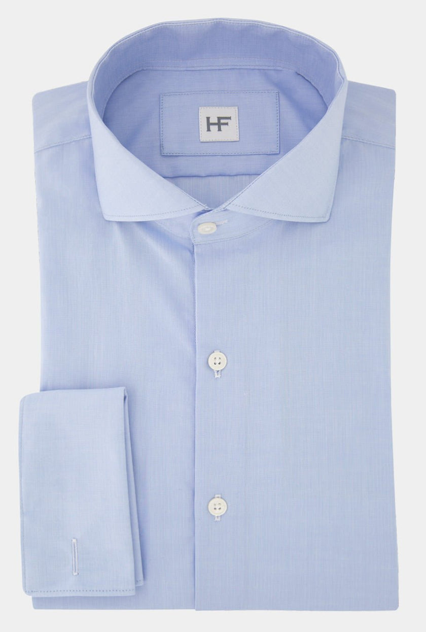 CAMISA AZUL CIELO PUÑO MANCUERNILLA - H&F - COLECCION - CAMISA AZUL CIELO PUÑO MANCUERNILLA - HFCTSS2205145 - 14.5 - 