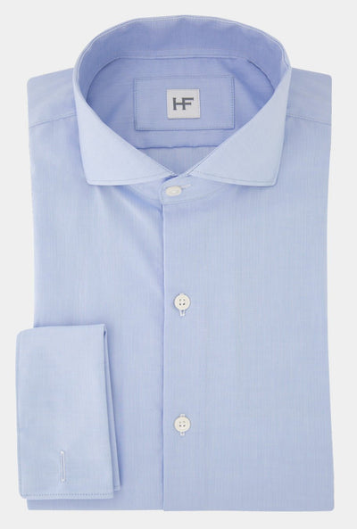 CAMISA AZUL CIELO PUÑO MANCUERNILLA - H&F - COLECCION - CAMISA AZUL CIELO PUÑO MANCUERNILLA - HFCTSS2205145 - 14.5 - 