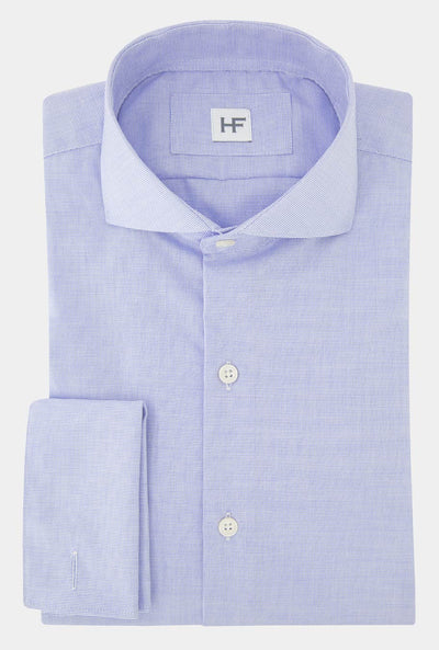 CAMISA AZUL DE MANCUERNILLA - H&F - COLECCION - CAMISA AZUL DE MANCUERNILLA - HFCTSS2201145 - 14.5 - 