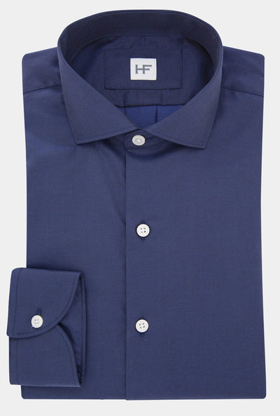 CAMISA AZUL MARINO LISO - H&F - COLECCION - CAMISA AZUL MARINO LISO - HFCTSS2209145 - 14.5 - 