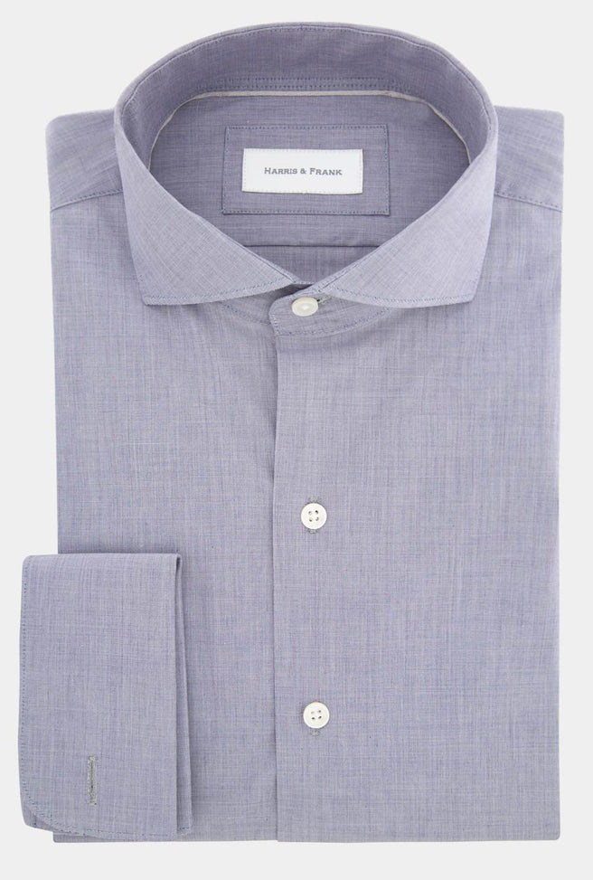 CAMISA AZUL MEDIO DE MANCUERNILLA - H&F - COLECCION - CAMISA AZUL MEDIO DE MANCUERNILLA - HFCTAW2240145 - 14.5 - 