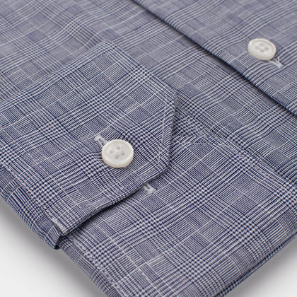 CAMISA AZUL PRÍNCIPE DE GALES - H&F - COLECCION - CAMISA AZUL PRÍNCIPE DE GALES - HFCTWS2003145 - 14.5 - 