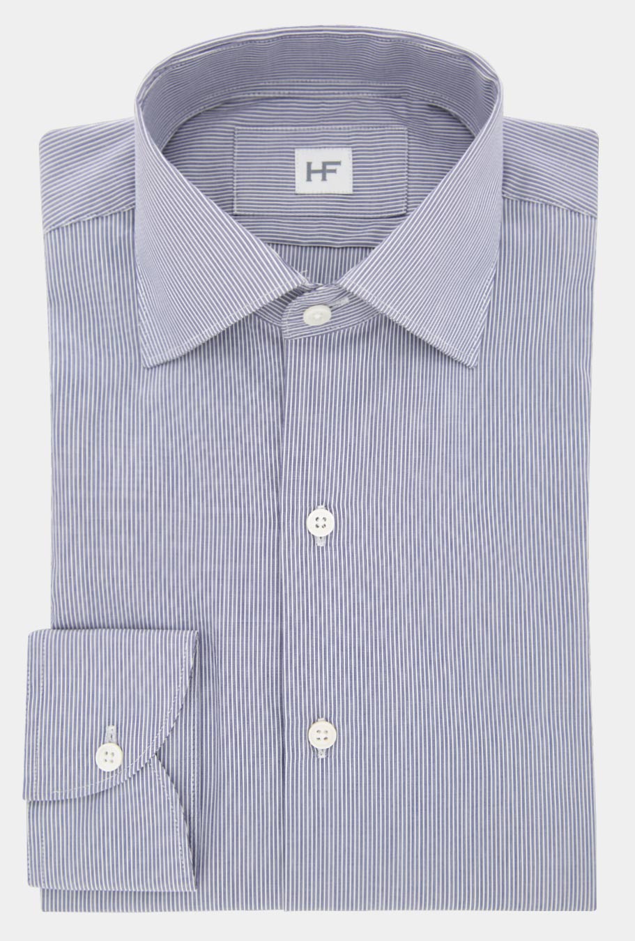 CAMISA BLANCA RAYA AZUL - H&F - COLECCION - CAMISA BLANCA RAYA AZUL - HFCTAW2119145 - 14.5 - 