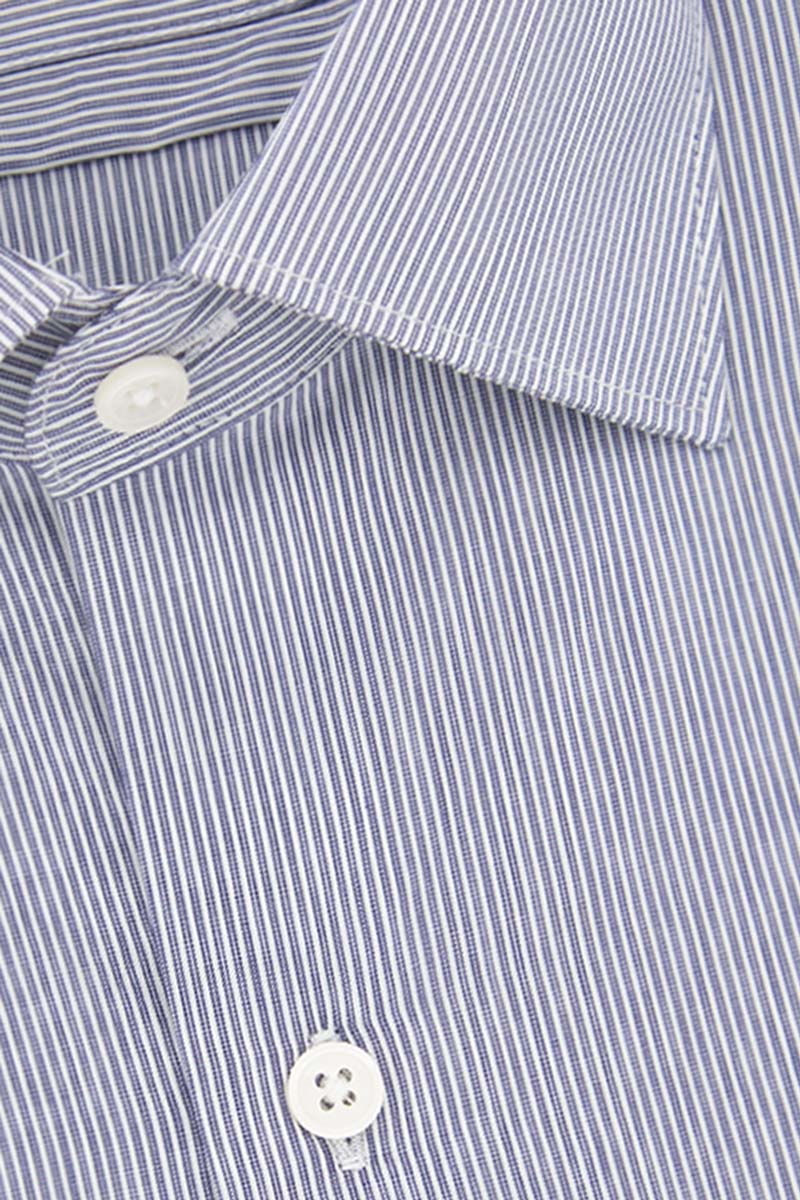 CAMISA BLANCA RAYA AZUL - H&F - COLECCION - CAMISA BLANCA RAYA AZUL - HFCTAW2119145 - 14.5 - 