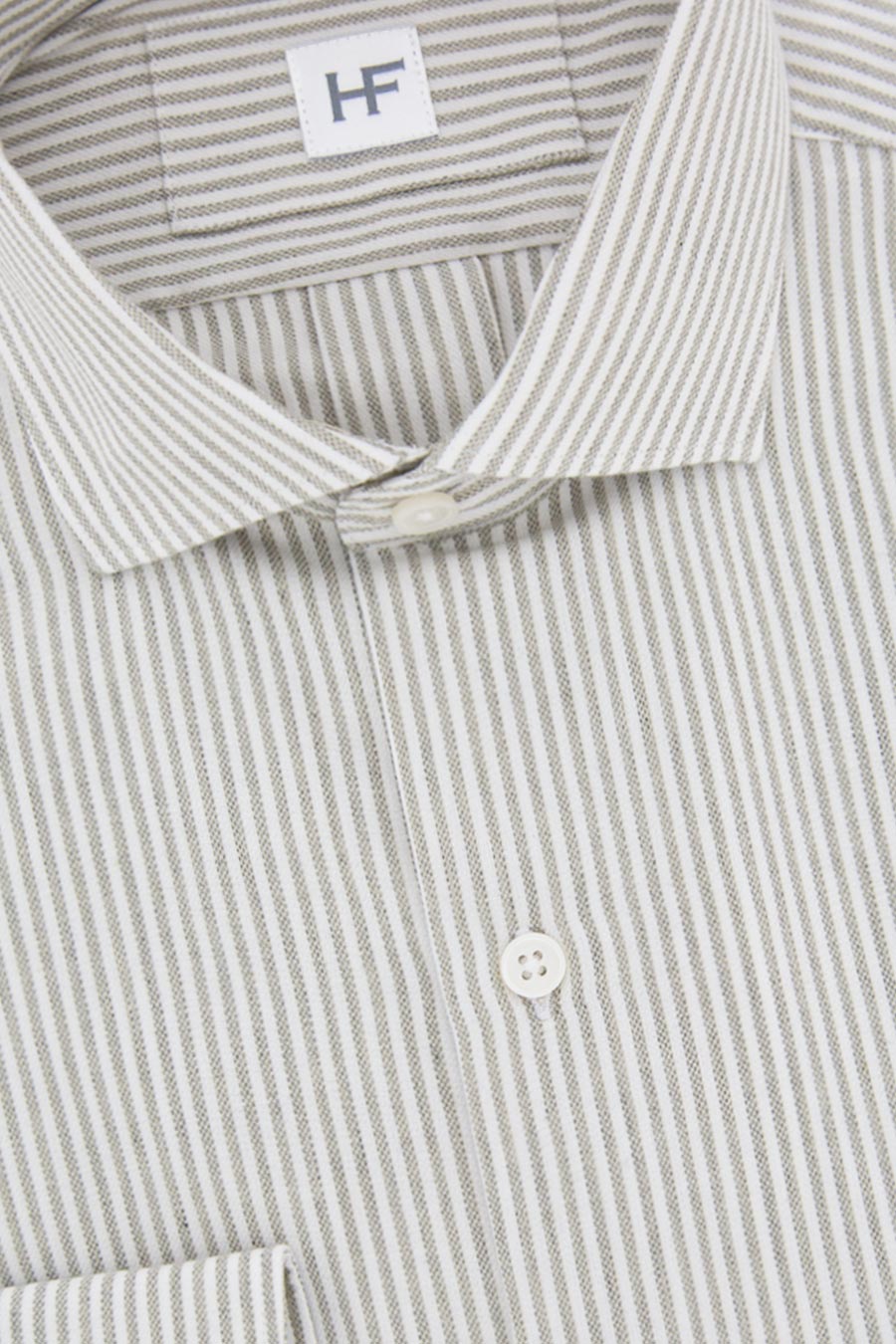 CAMISA BLANCA RAYAS GRISES - H&F - COLECCION - CAMISA BLANCA RAYAS GRISES - HFCTSS2211145 - 14.5 - 