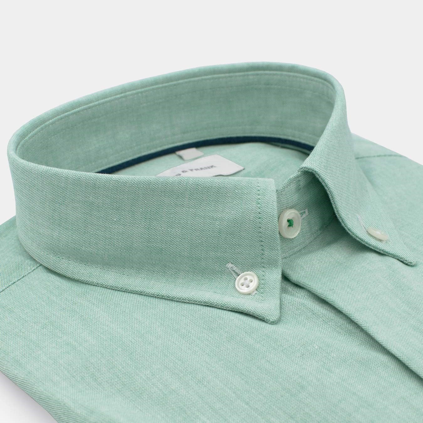 CAMISA CASUAL COLOR MENTA - H&F - COLECCION - CAMISA CASUAL COLOR MENTA - HFCTWS2001145 - 14.5 - 