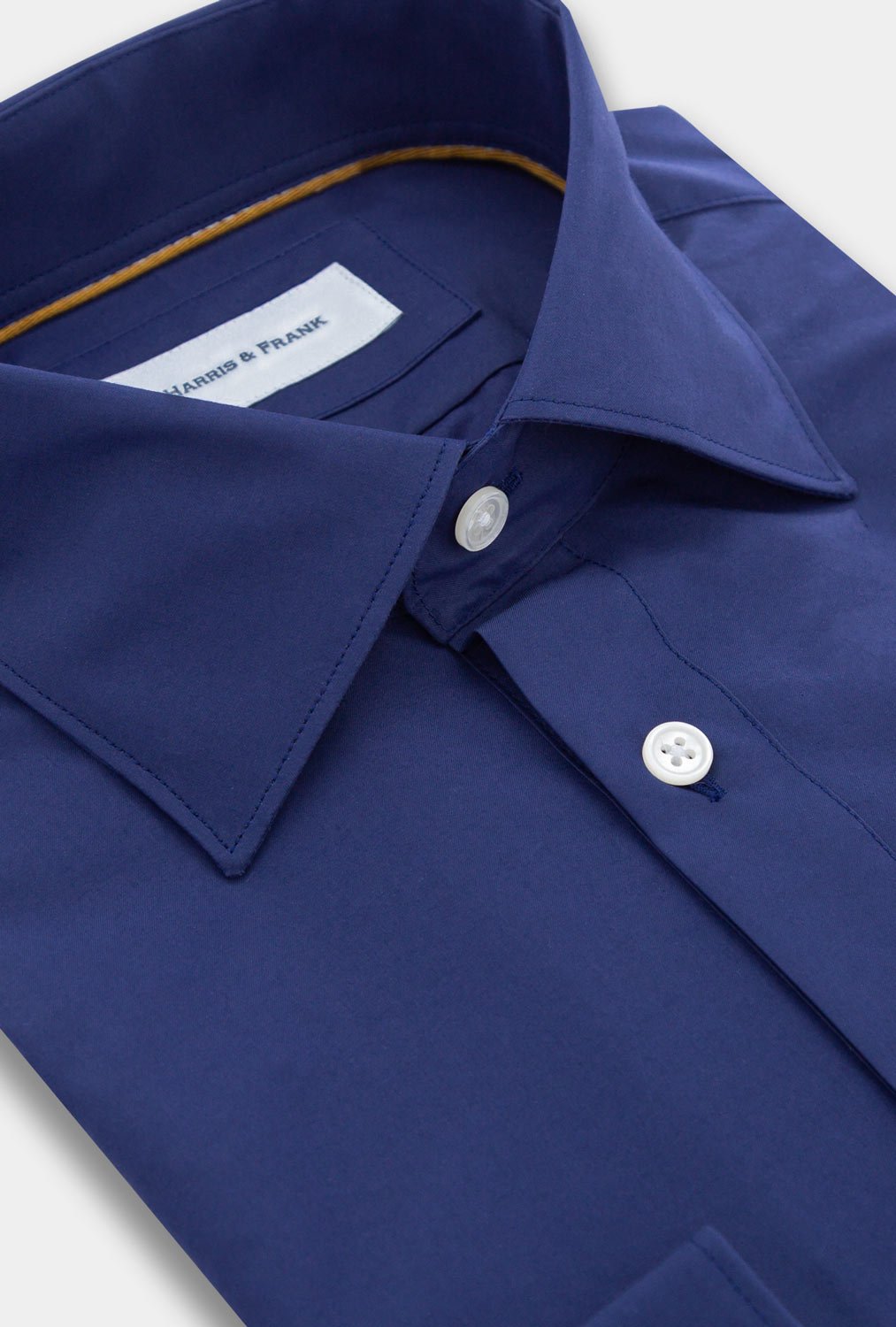 CAMISA DE 4 BOTONES AZUL MARINO LISA 2241 - H&F - 4 BOTONES -