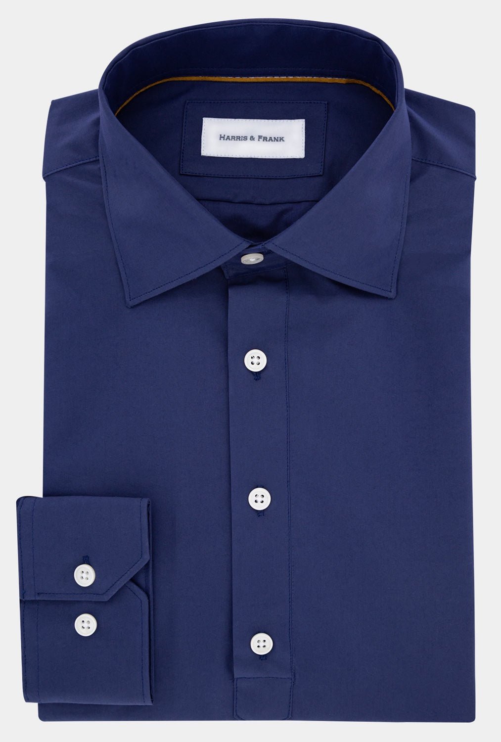 CAMISA DE 4 BOTONES AZUL MARINO LISA 2241 - H&F - 4 BOTONES -