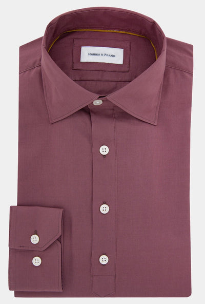 CAMISA DE 4 BOTONES VINO LISA - H&F - 4 BOTONES - CAMISA DE 4 BOTONES VINO LISA - HFCTAW2242145 - 14.5 - 