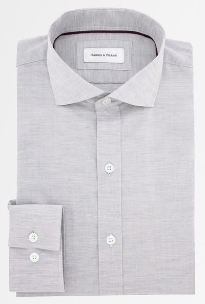CAMISA GRIS JASPEADA 2311 - H&F - COLECCION - CAMISA GRIS JASPEADA 2311 - HFCTSS2311145 - 14.5 - 