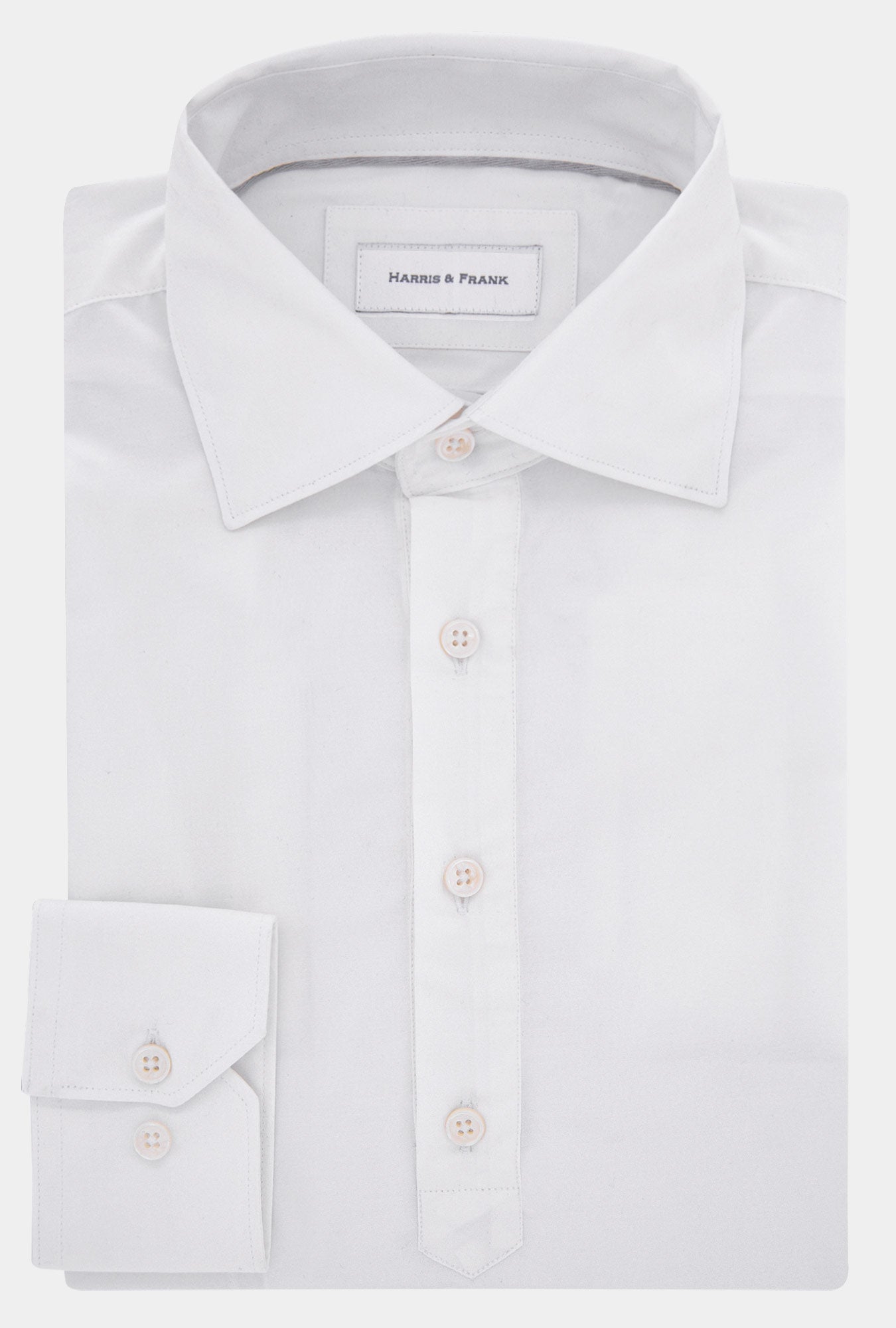 CAMISA LISA BLANCA DE 4 BOTONES 2236 - H&F - 4 BOTONES - CAMISA LISA BLANCA DE 4 BOTONES 2236 - HFCTAW2236145 - 14.5 - 