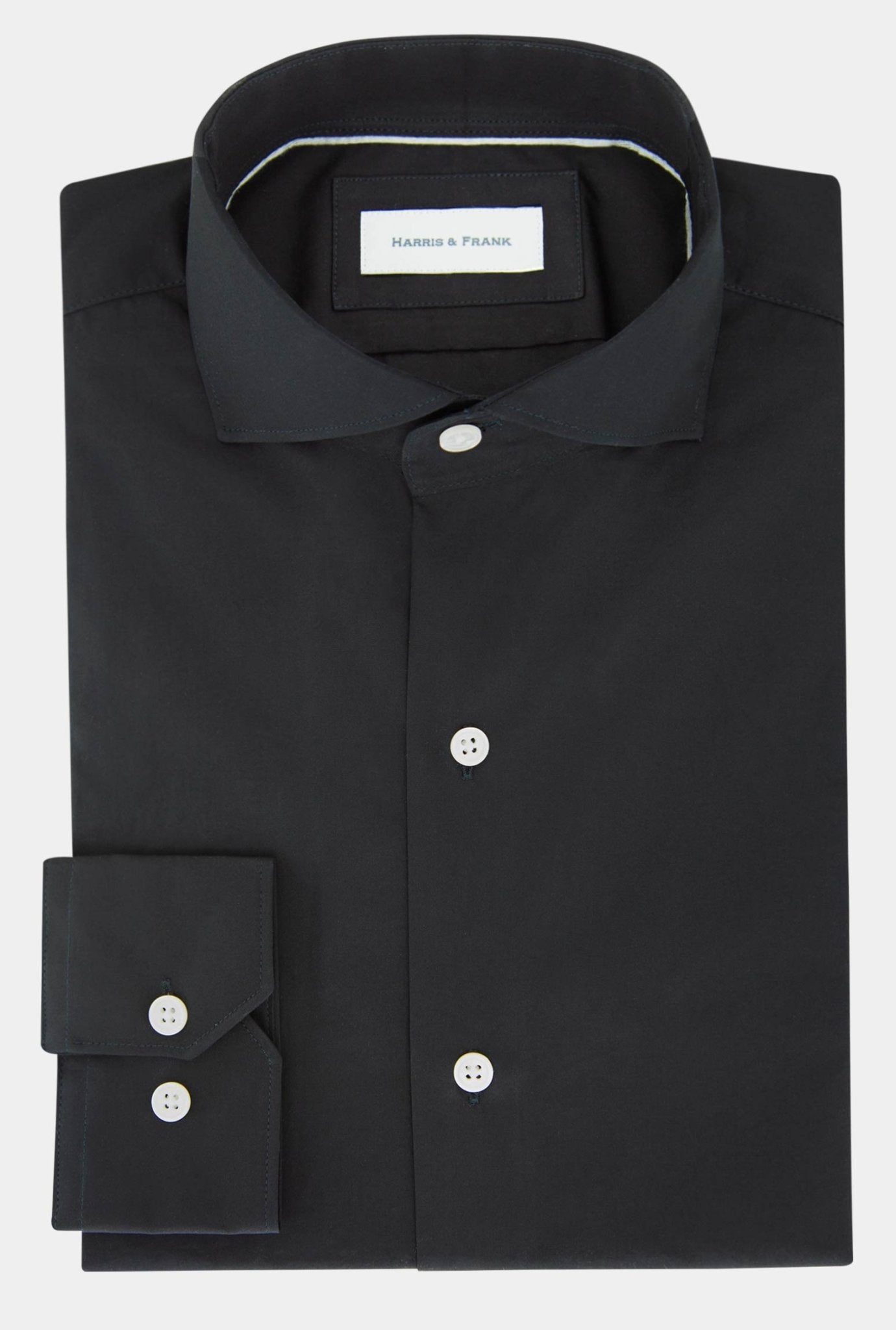 CAMISA NEGRA LISA 2239 - H&F - COLECCION - CAMISA NEGRA LISA 2239 - HFCTAW2239145 - 14.5 - 