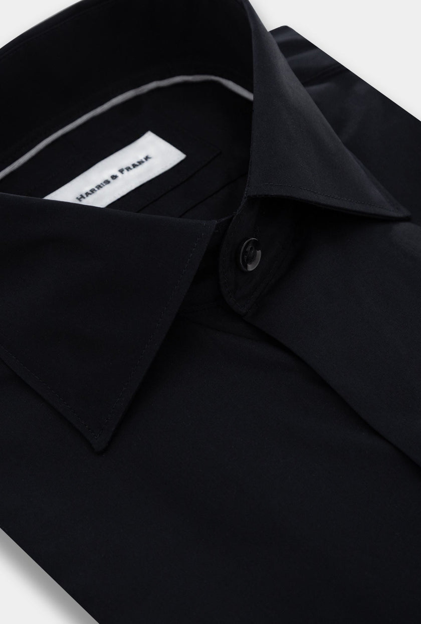 CAMISA NEGRA LISA 2313 - H&F - COLECCION - CAMISA NEGRA LISA 2313 - HFCTSS2313145 - 14.5 - 