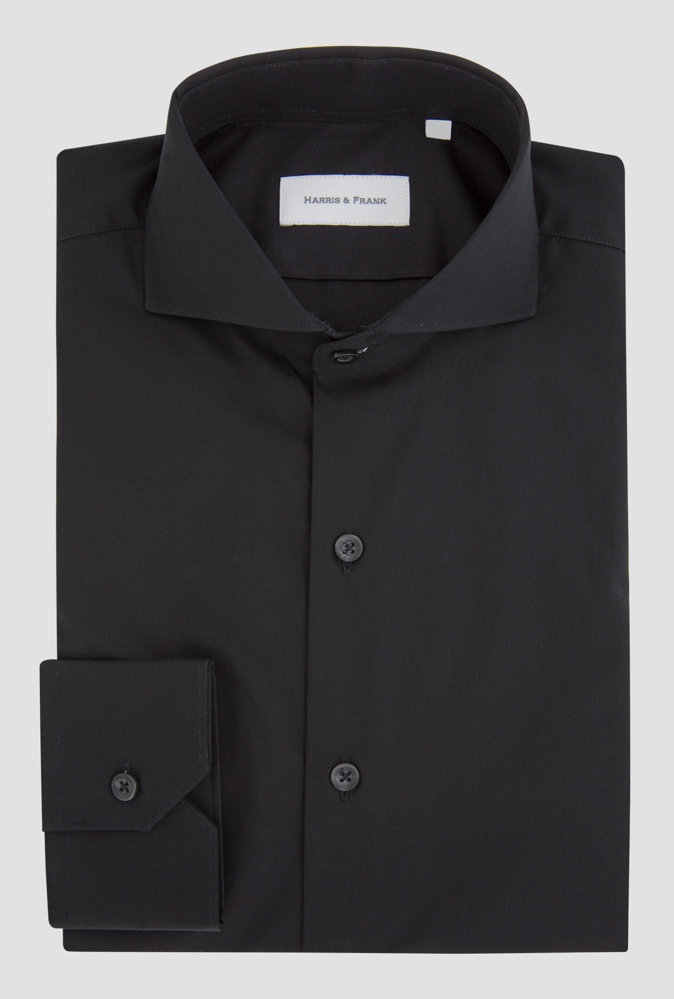 CAMISA NEGRA LISA - H&F - COLECCION - CAMISA NEGRA LISA - HFCTAW1947145 - 14.5 - 