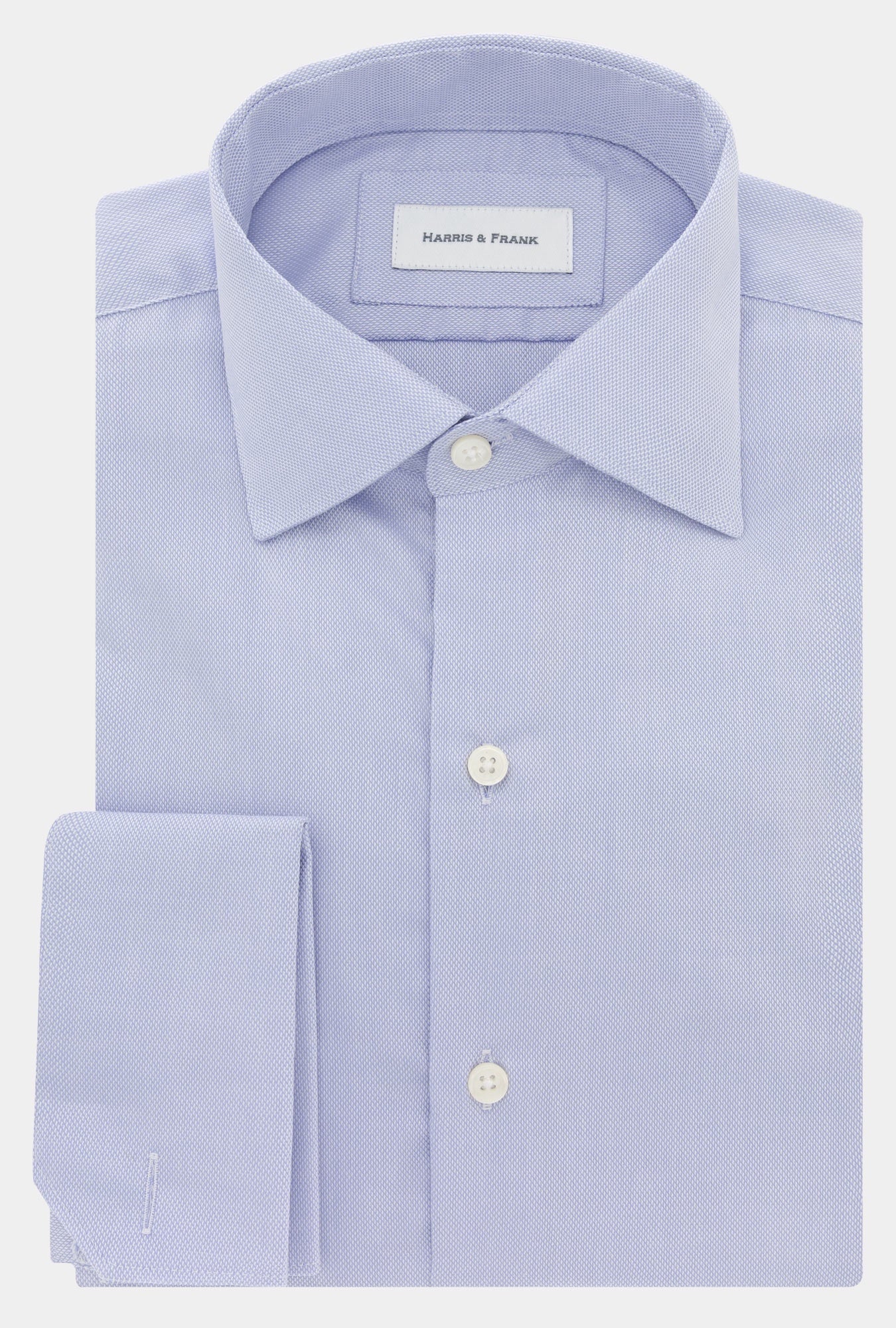 CAMISA PIQUE AZUL CLARO DE MANCUERNILLA AW2340 - H&F - General - CAMISA PIQUE AZUL CLARO DE MANCUERNILLA AW2340 - HFCTAW2340145 - 14.5 - 