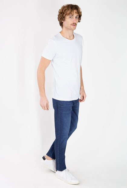 JEANS SLIM FIT AZUL MEDIO - H&F - JEANS - JEANS SLIM FIT AZUL MEDIO - HFJNSF022830 - 28 - 30 - 