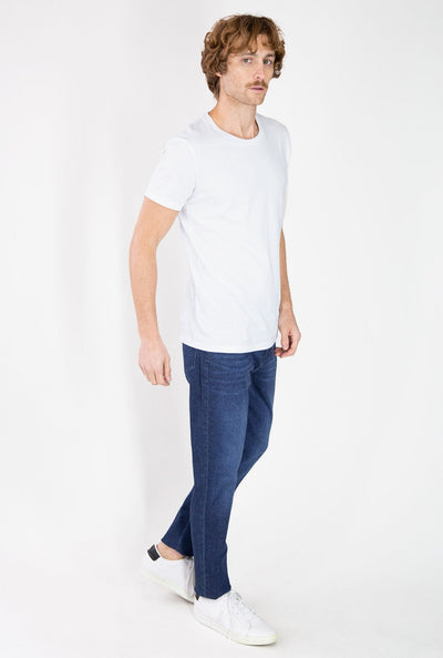 JEANS SLIM FIT AZUL MEDIO - H&F - JEANS - JEANS SLIM FIT AZUL MEDIO - HFJNSF022830 - 28 - 30 - 