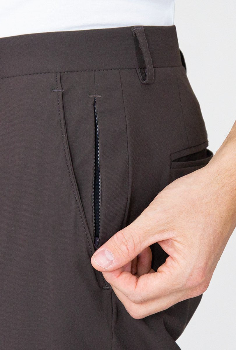 PANTALÓN CAFÉ PERFORMANCE - H&F - PANTALON - PANTALÓN CAFÉ PERFORMANCE - HFPTSS223238 - 38 - 