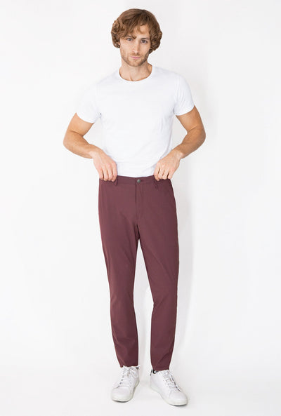 PANTALÓN VINO PERFORMANCE - H&F - PANTALON - PANTALÓN VINO PERFORMANCE - HFPTSS223138 - 38 - 