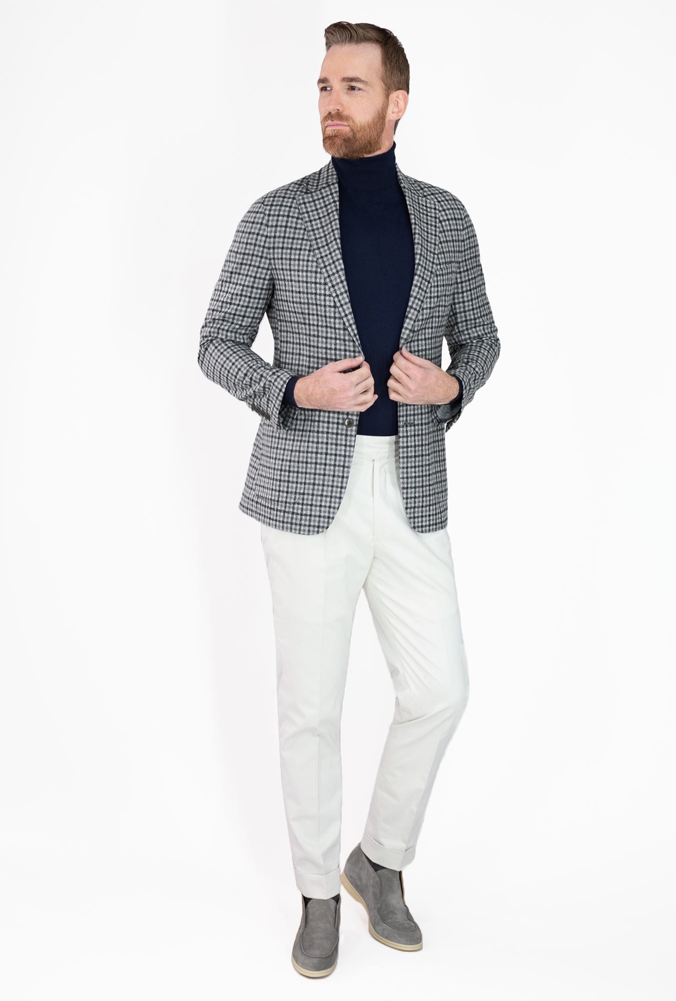 SACO MASCOTA GRIS/BLANCO/NEGRO - H&F - SACO - SACO MASCOTA GRIS/BLANCO/NEGRO - HFSTAW231844 - 44 - 