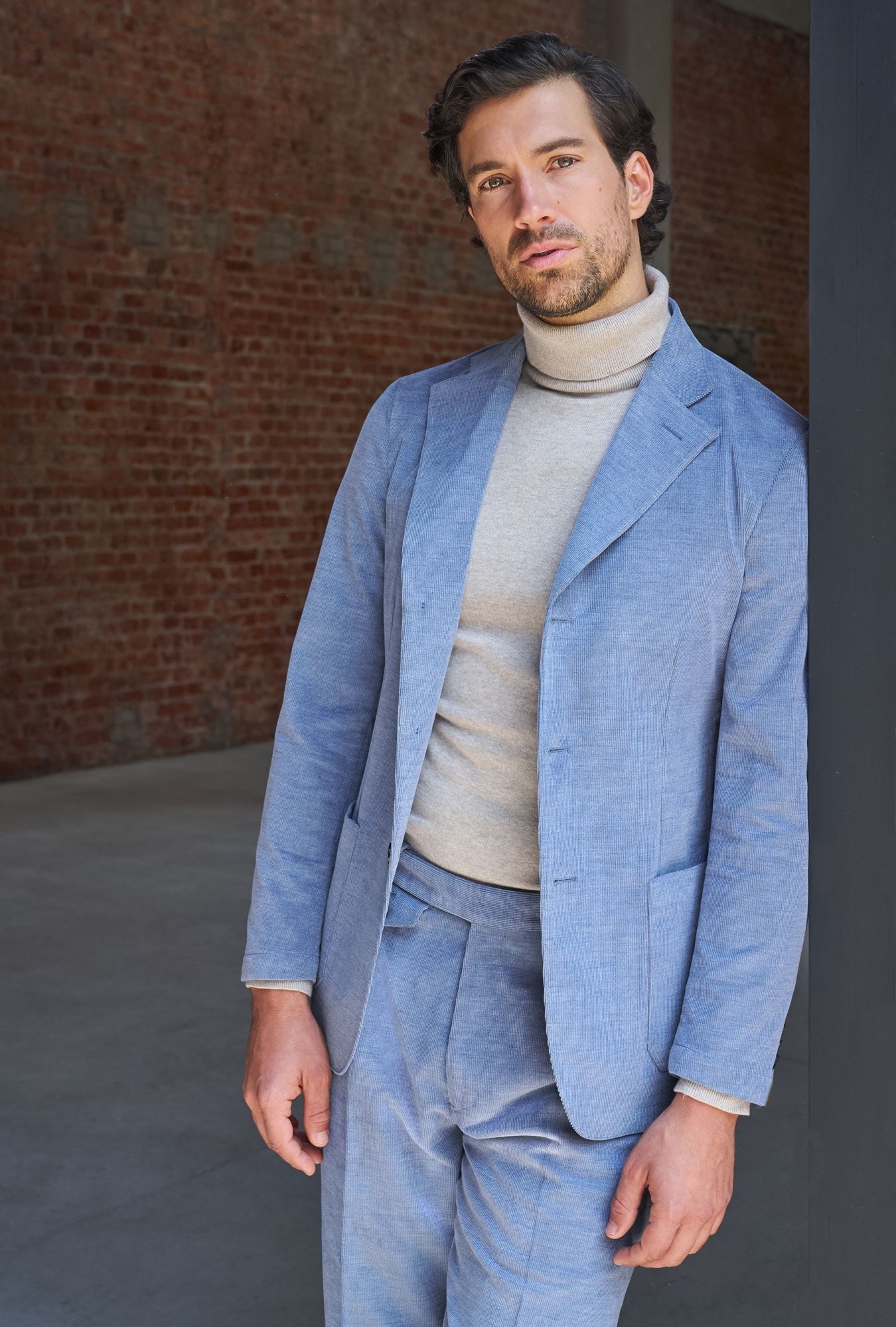 SACO PANA AZUL CLARO - H&F - SACO - SACO PANA AZUL CLARO - HFSTAW233146 - 46 - 