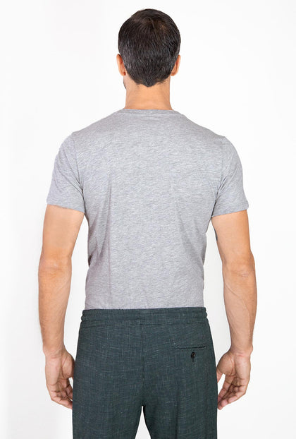 T - SHIRT GRIS CUELLO REDONDO - H&F - T - SHIRT - T - SHIRT GRIS CUELLO REDONDO - HFTS2009XCH - XCH - 